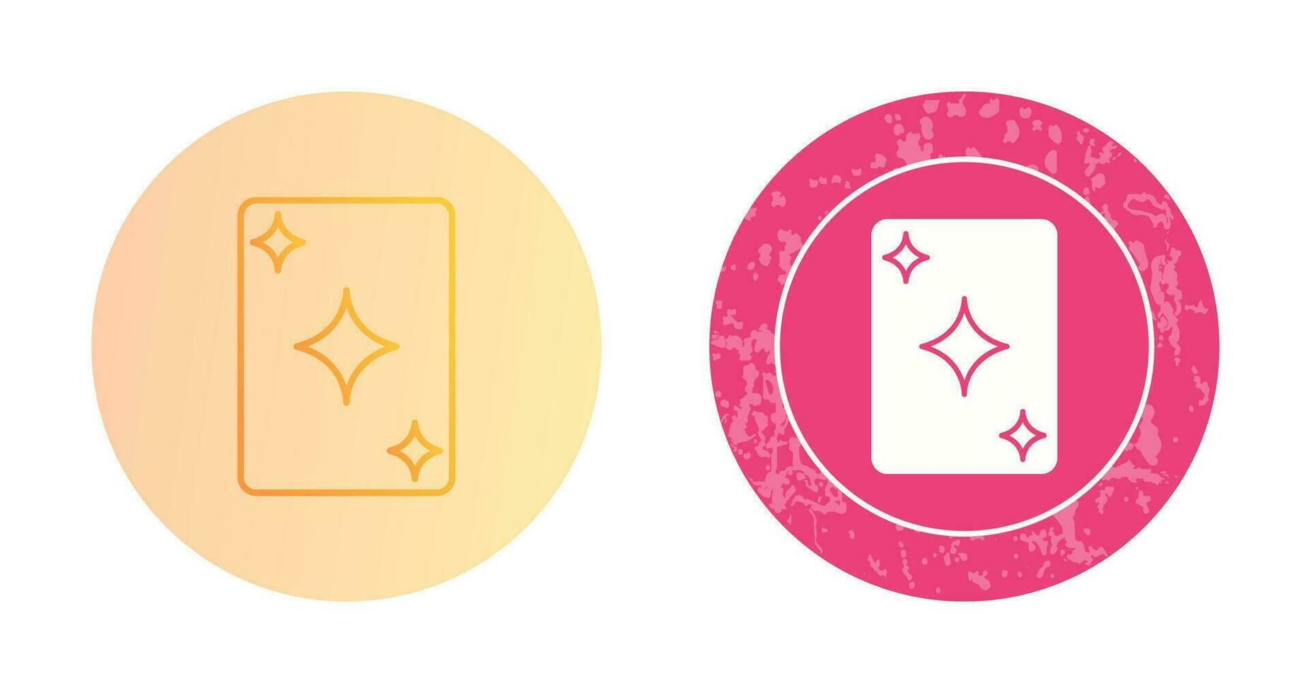 Unique Card Vector Icon