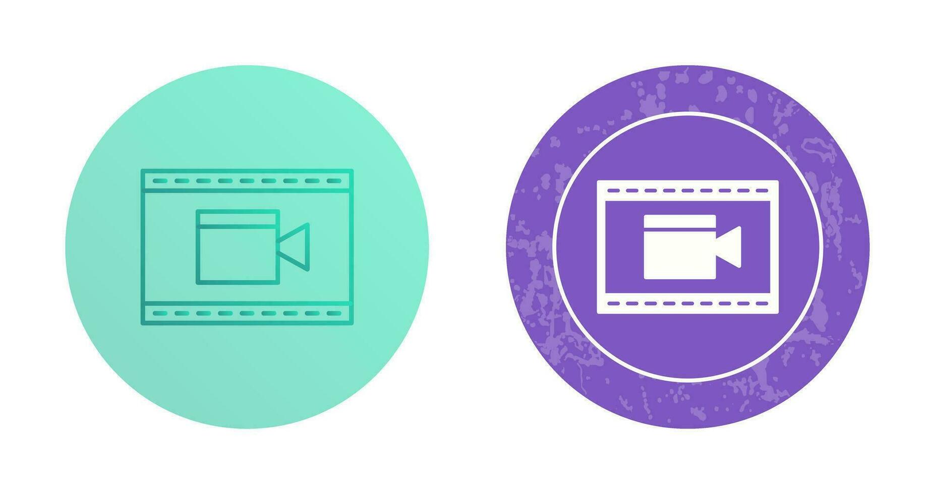 Unique Video and Animation Vector Icon