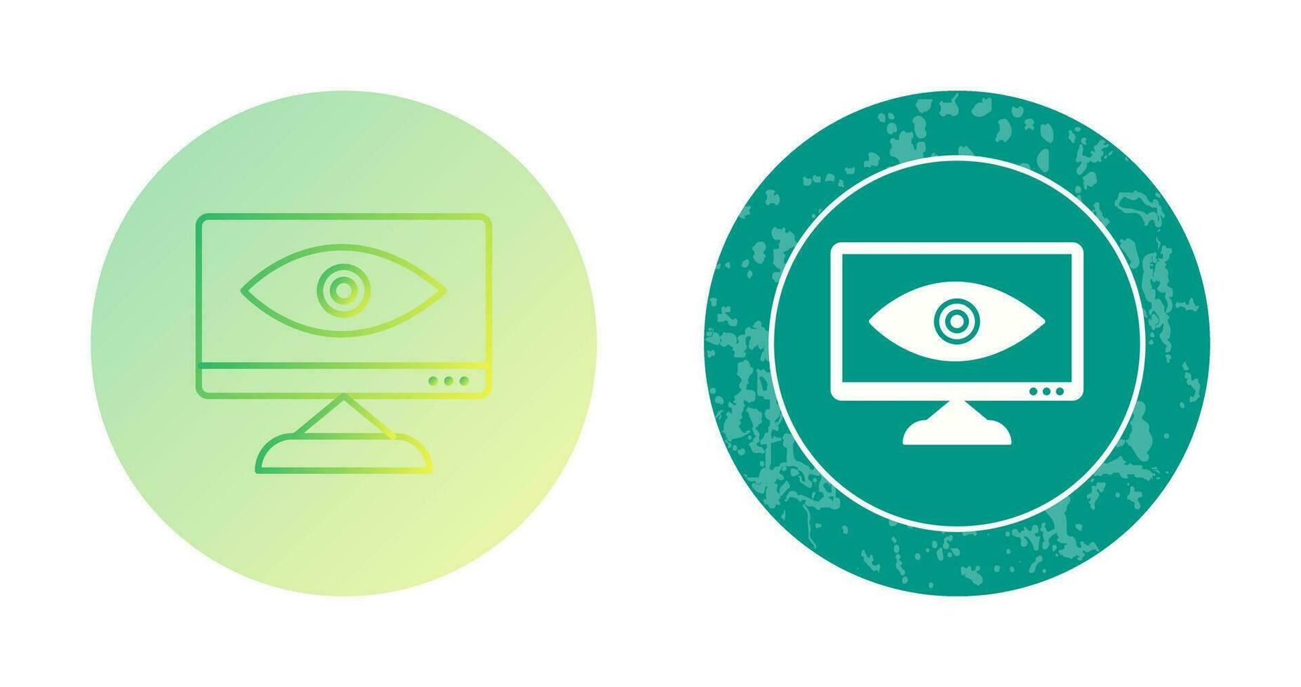 Unique Web Visibility Vector Icon