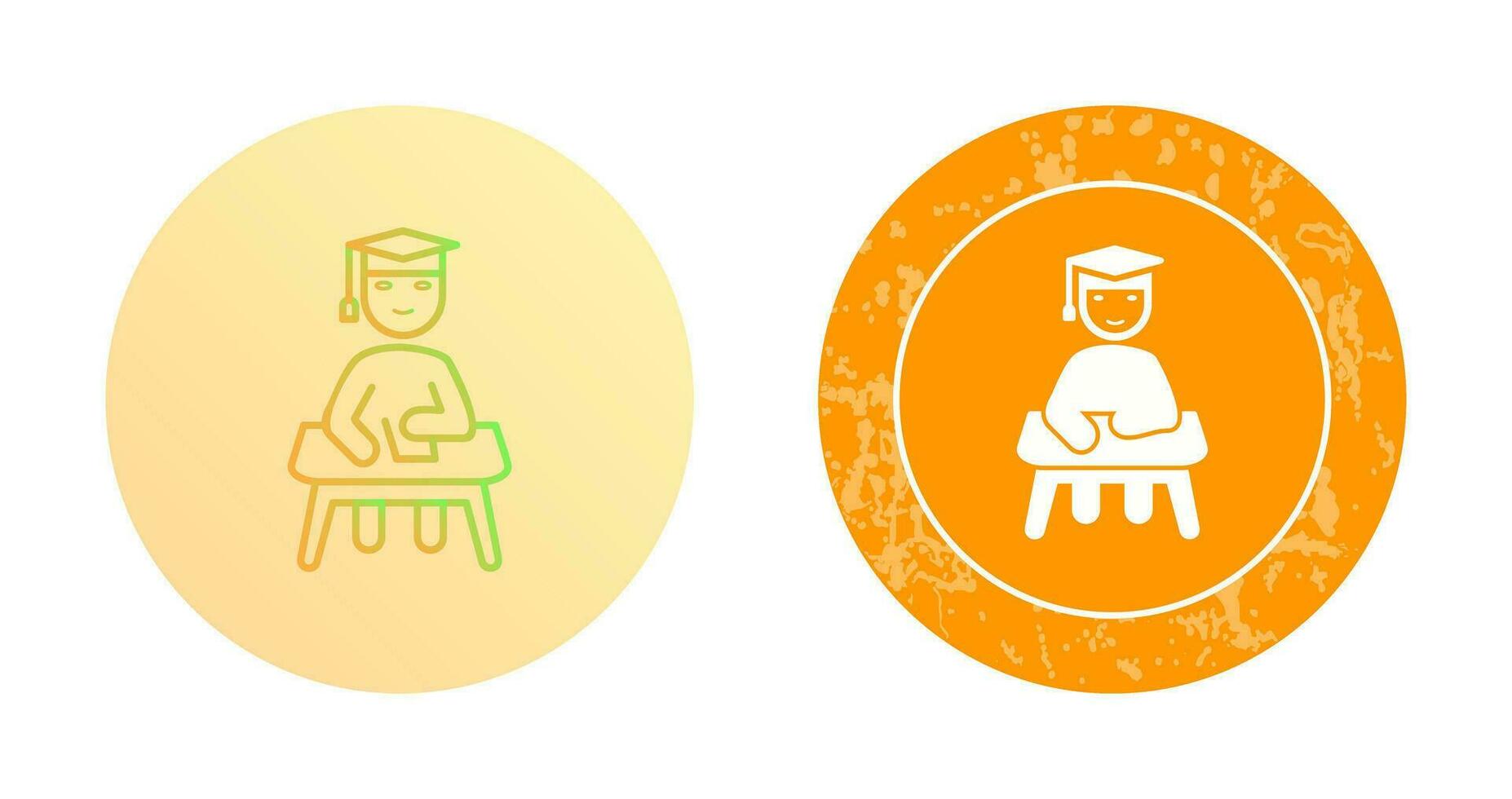 Unique Studying on Desk Vector Icon