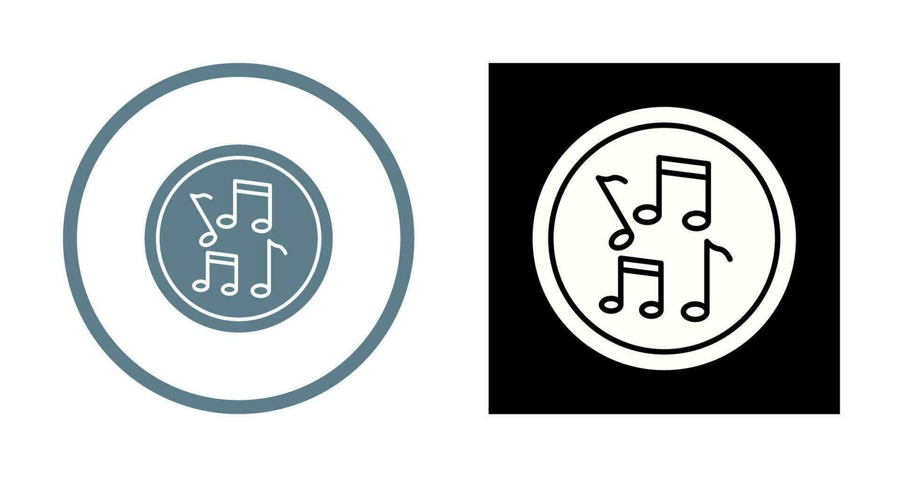 Musical Notes Vector Icon