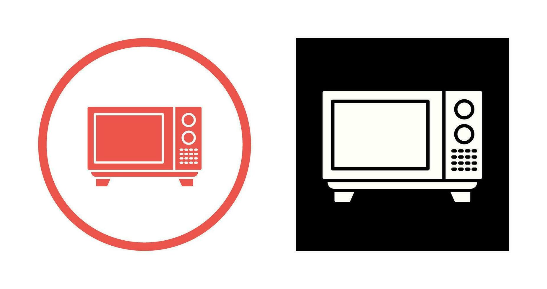 Microwave Vector Icon