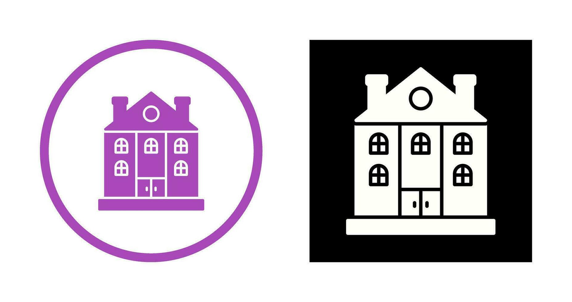 Mansion Vector Icon