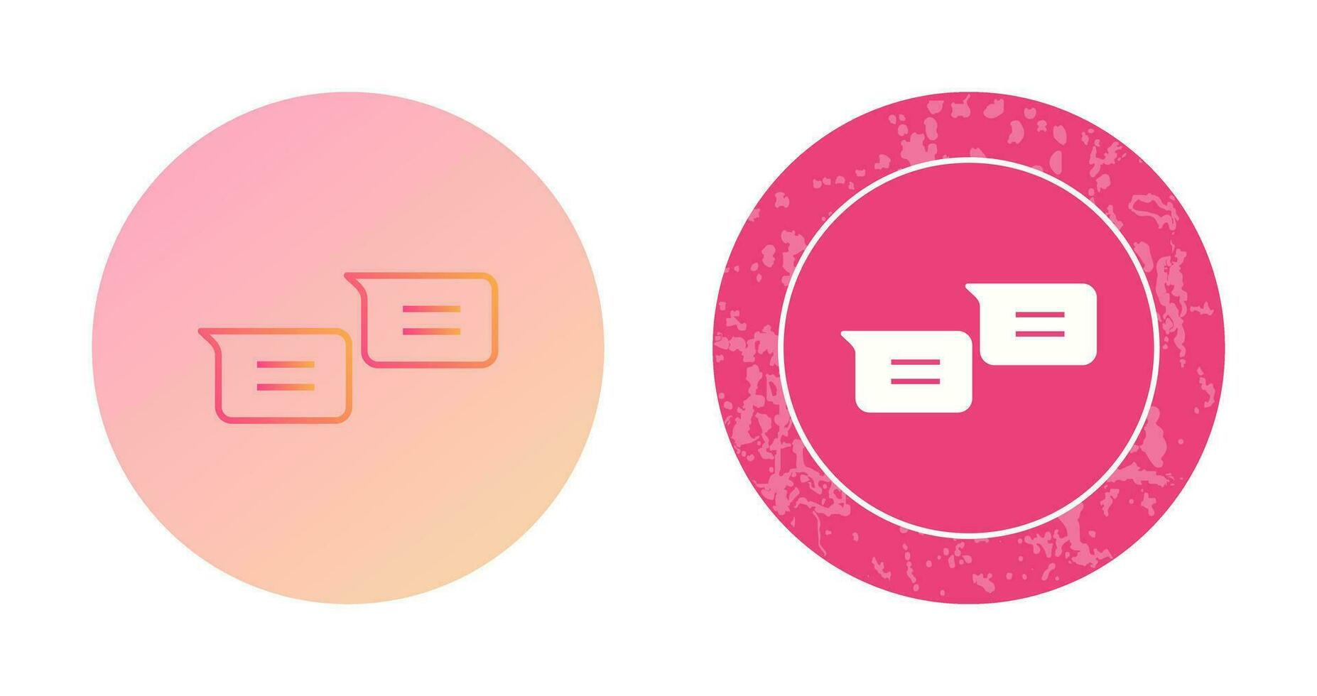 Unique Messages Vector Icon
