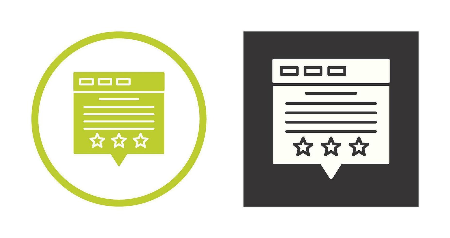 Review Vector Icon