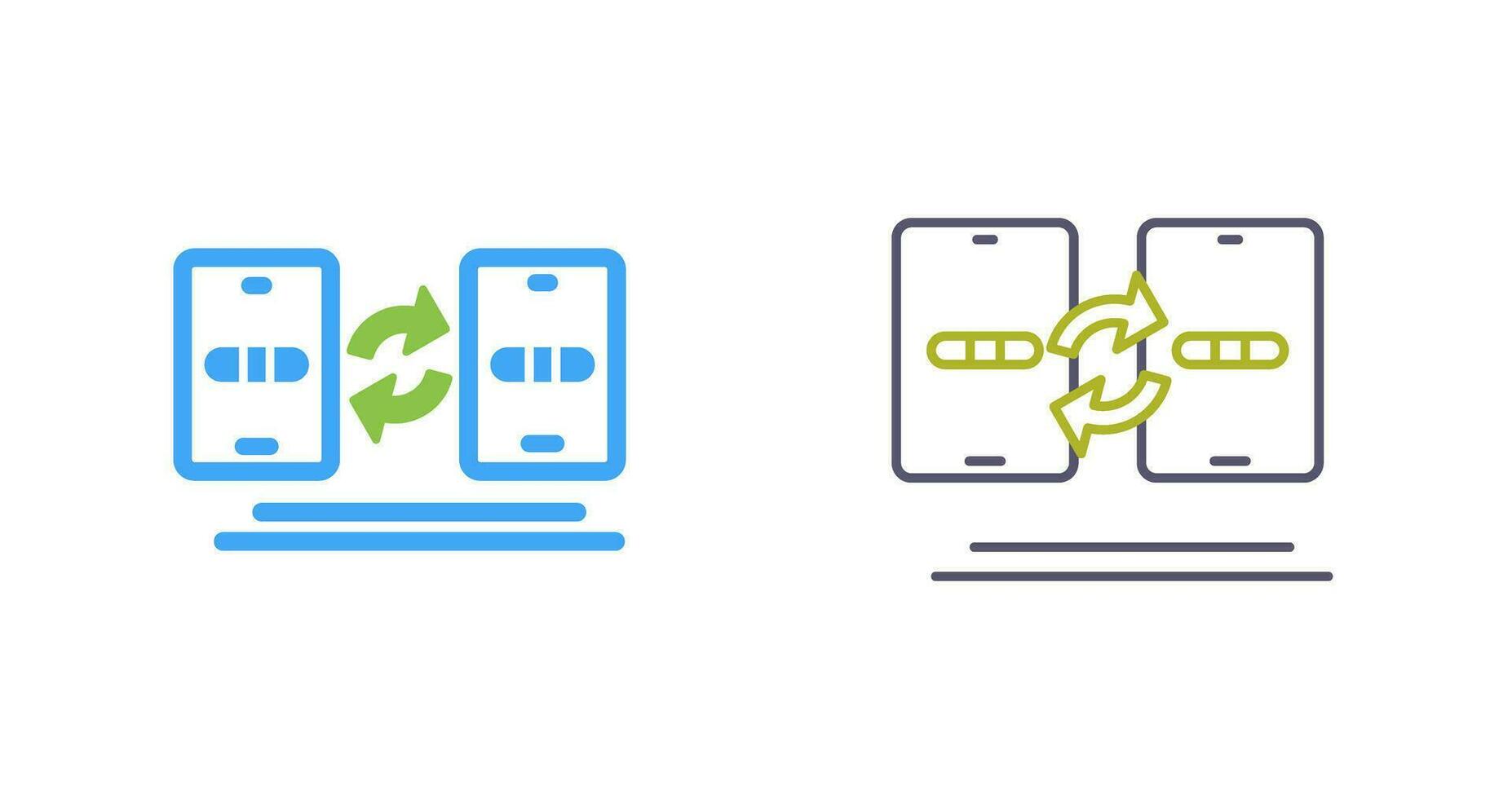 Data Transfer Vector Icon