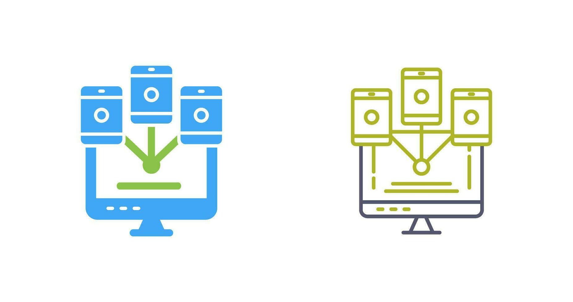 Computer Networks Vector Icon