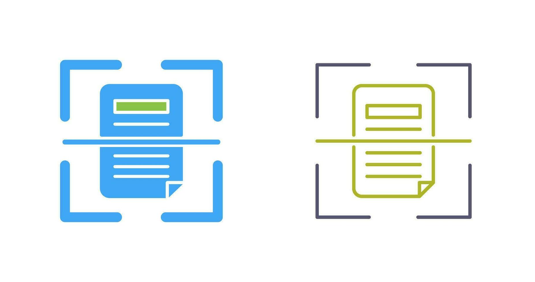 Scan Vector Icon
