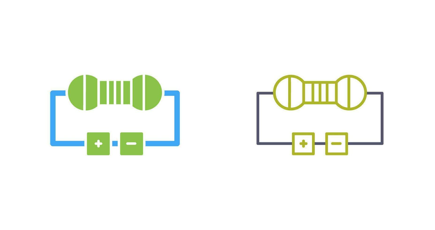 Resistor Vector Icon