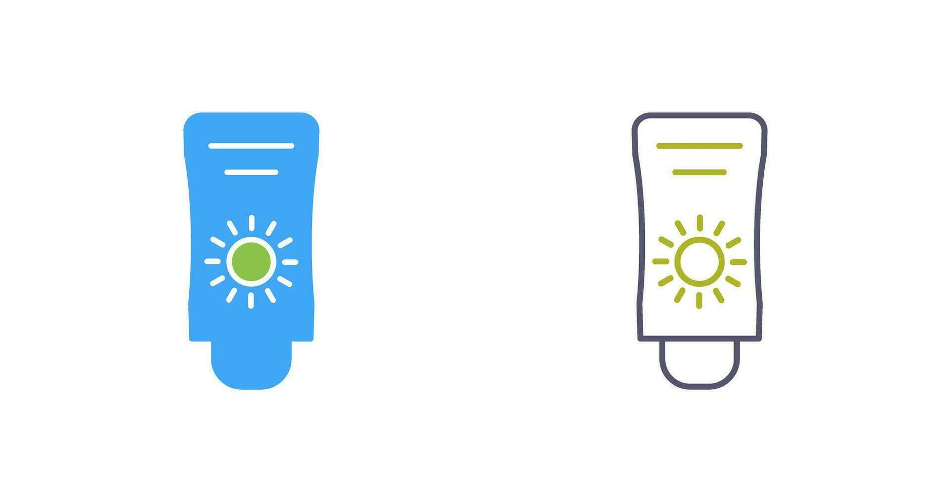 Sun Cream Vector Icon