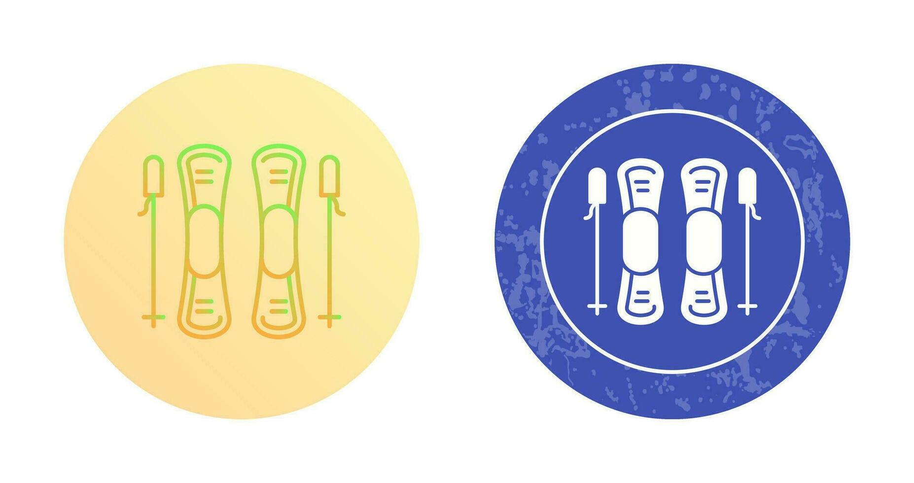 Ski Vector Icon