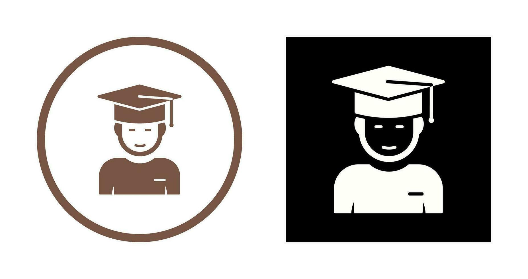 Graduate Student Vector Icon