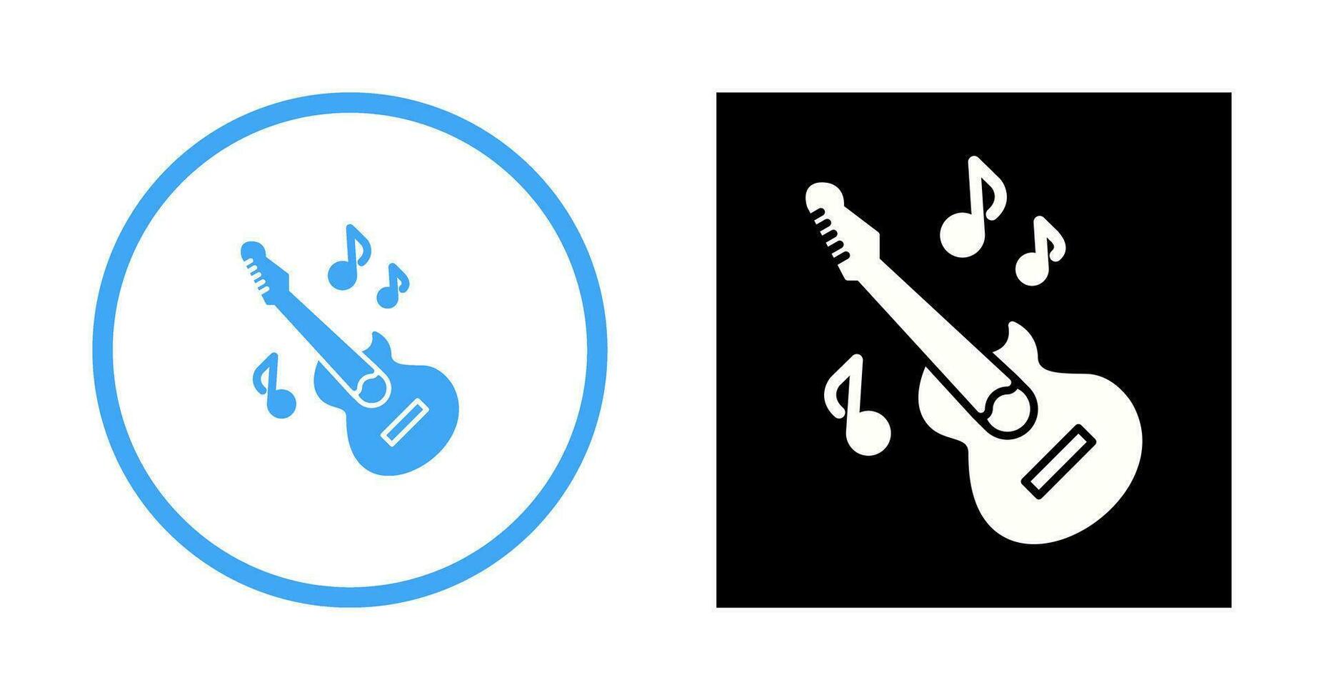 icono de vector de guitarra