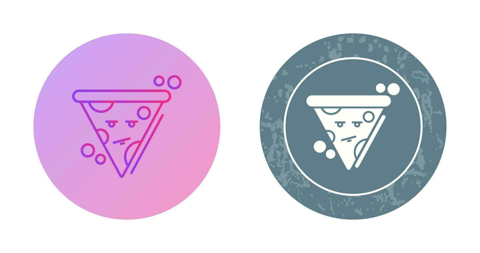 icono de vector de pizza