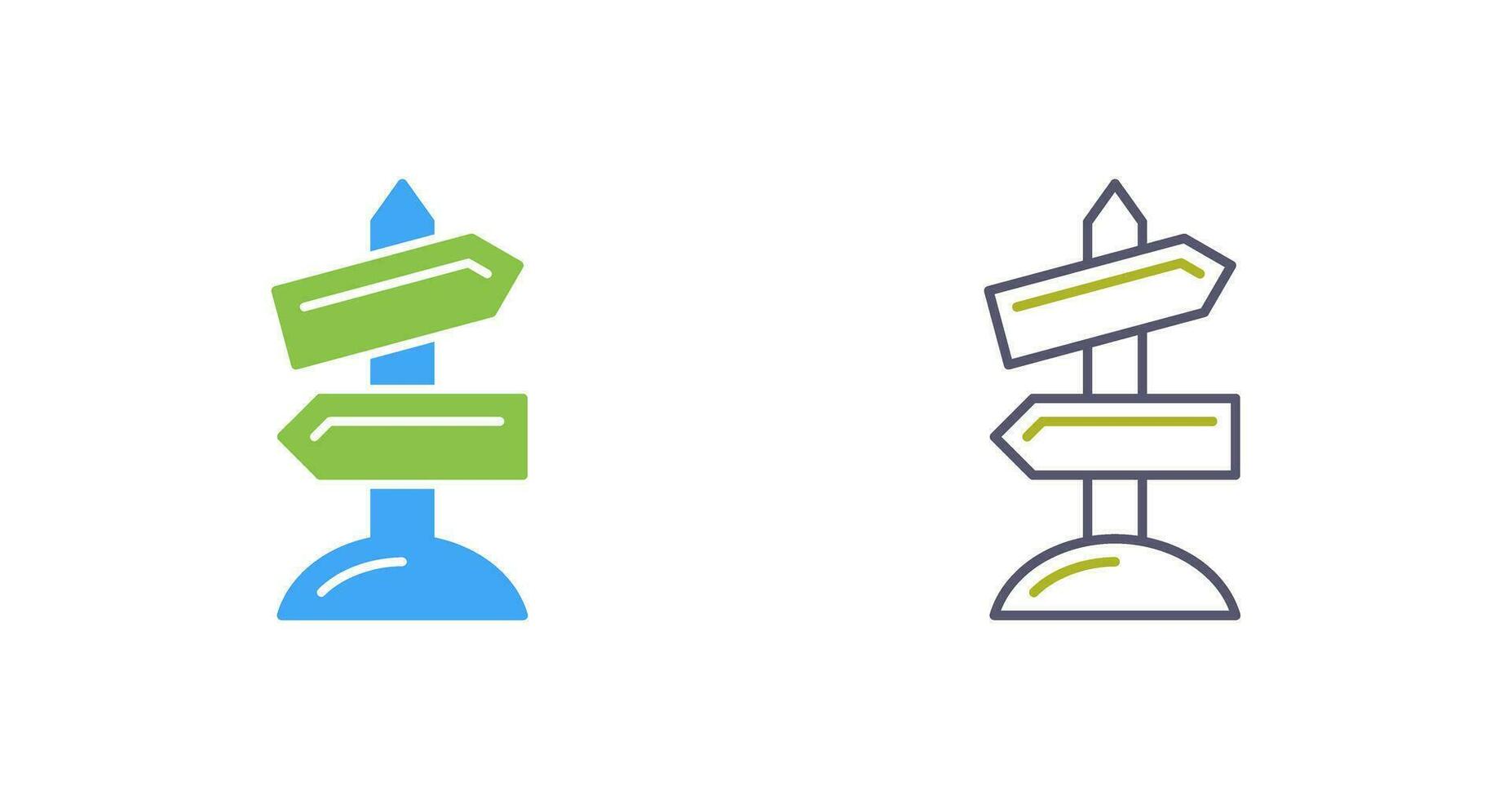 Road Sign Vector Icon