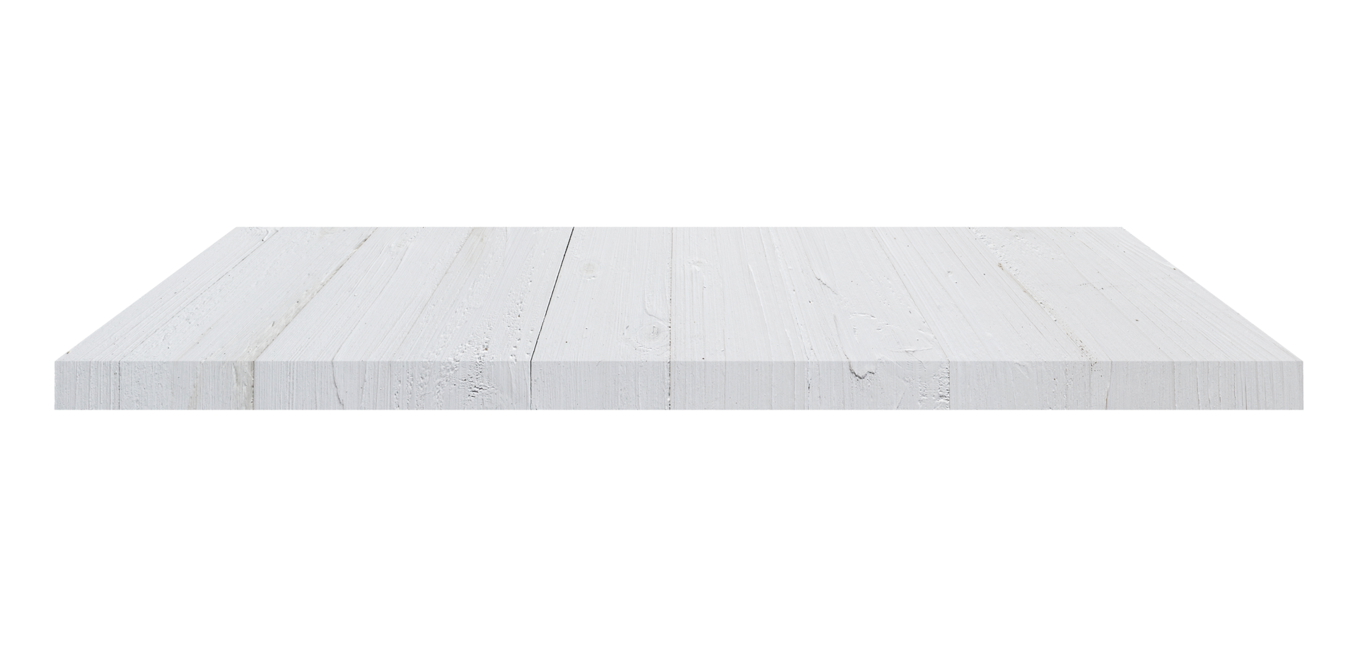 old wood shelves table isolated on transparent background. Png realistic design element.