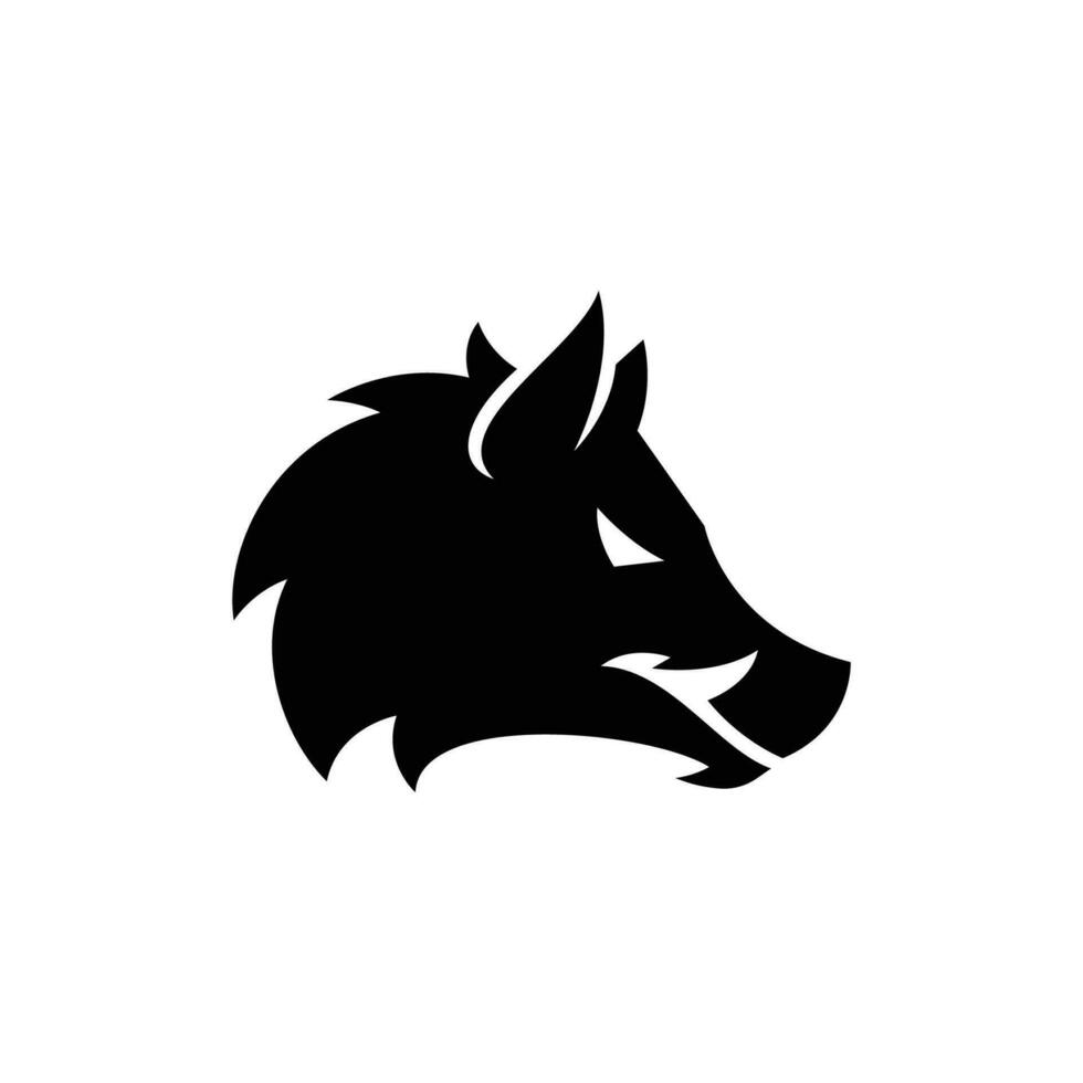 boar logo vector icon illustration