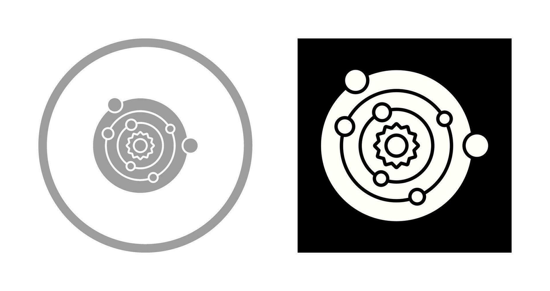 Solar System Vector Icon