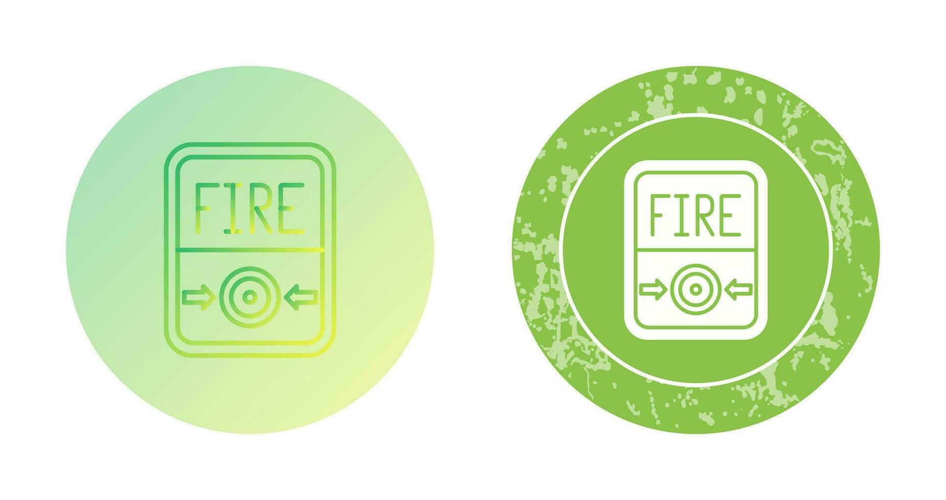 Fire Button Vector Icon