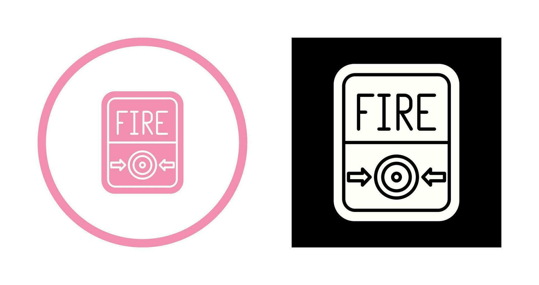 Fire Button Vector Icon