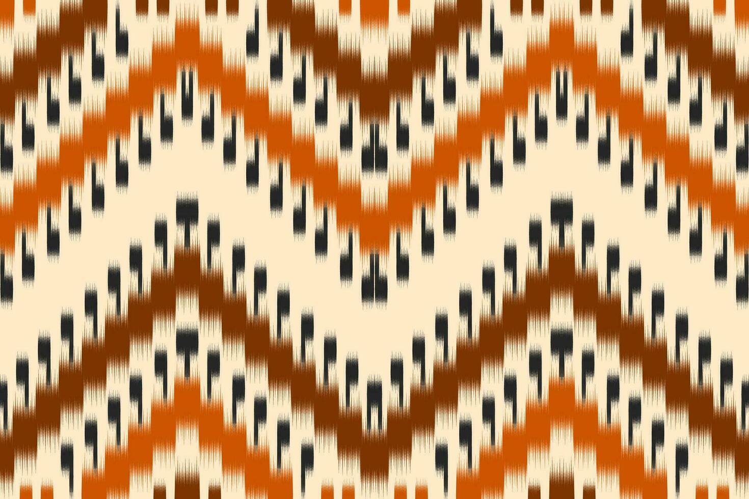 Fabric ethnic pattern art. Ikat seamless pattern in tribal. American, Mexican style. vector