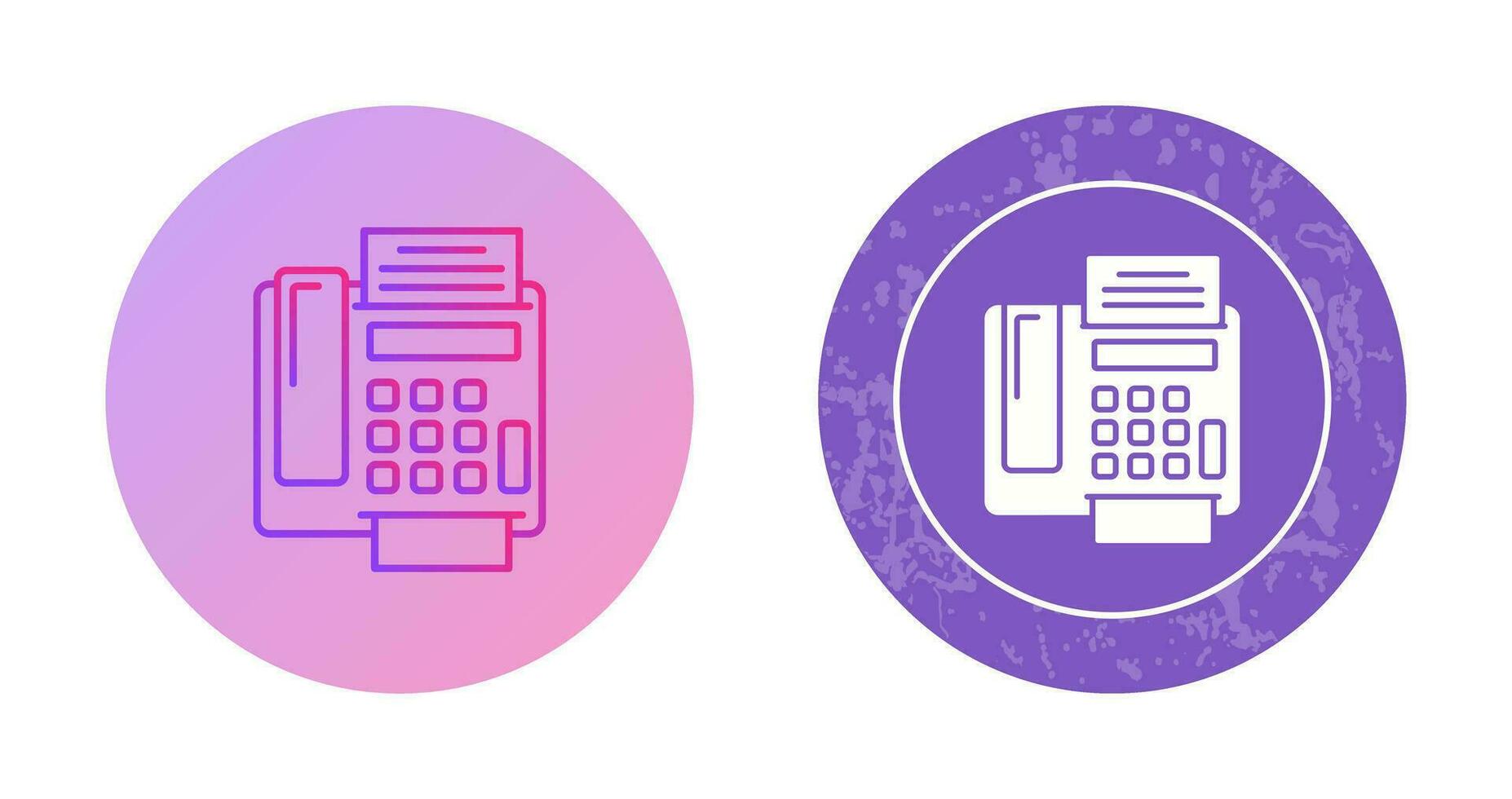 fax Machine Vector Icon
