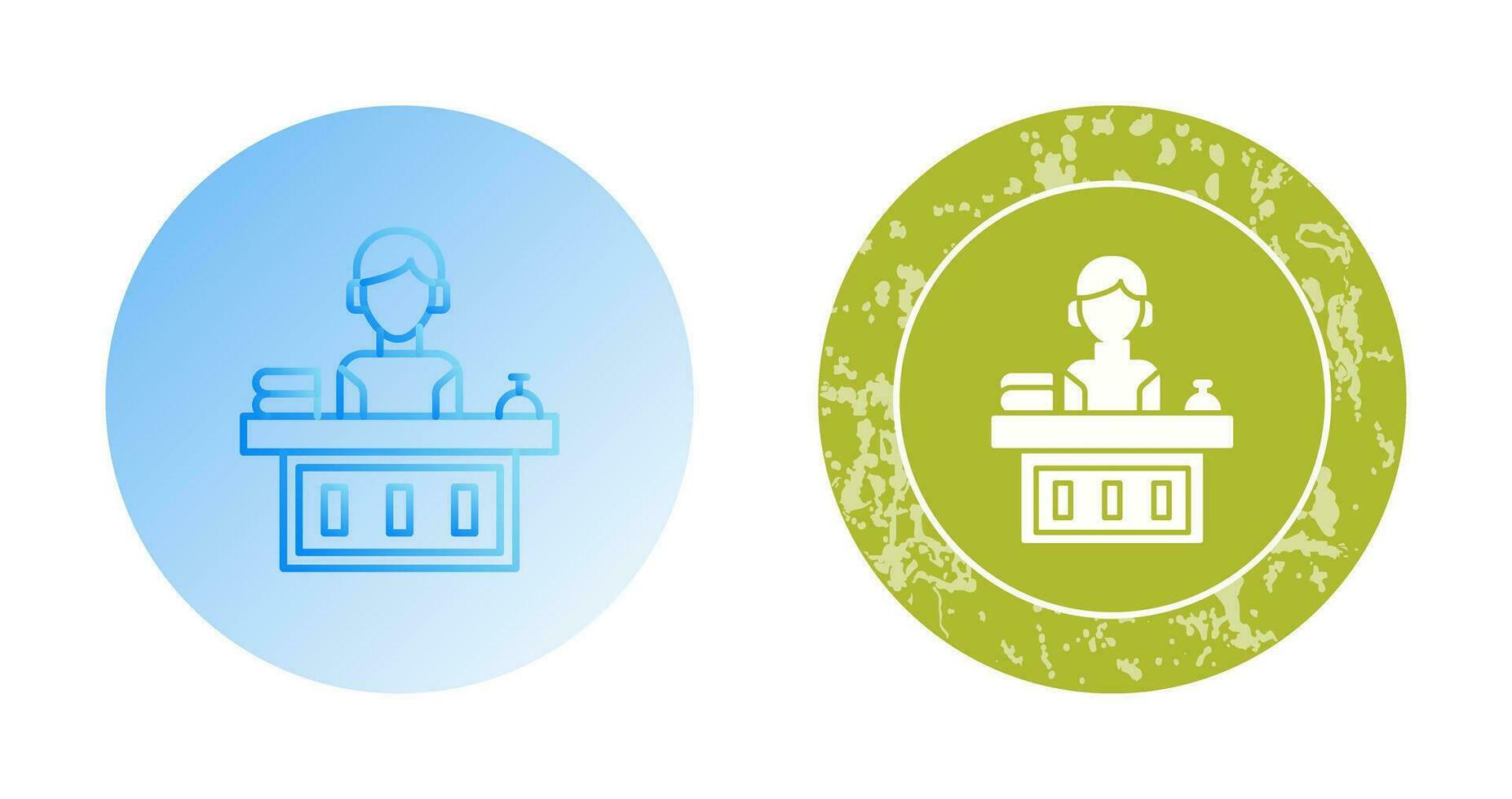 Office Reception Vector Icon