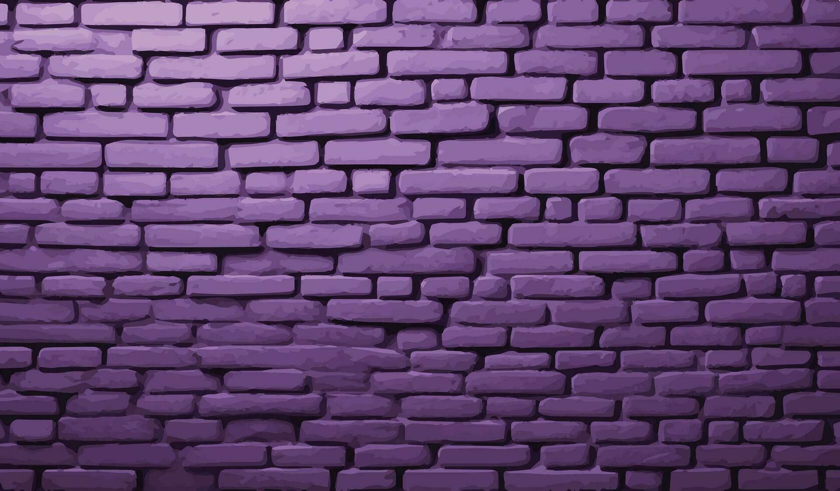 Purple brick wall pattern texture vector background. closeup brick wall surface backdrop