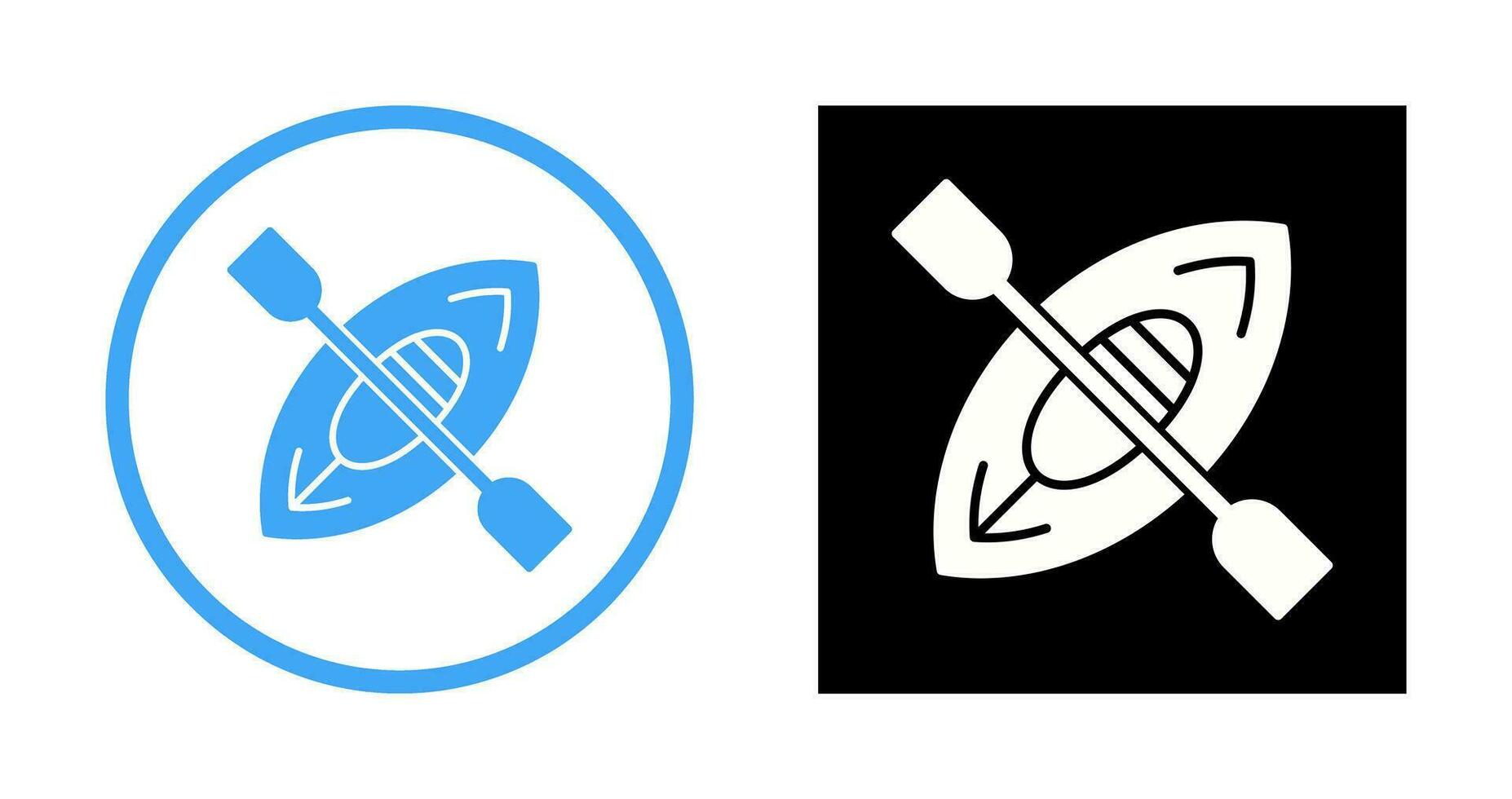 Kayak Vector Icon