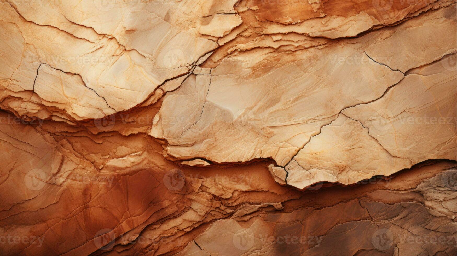 Sandstone surface ancient historic warm tones HD texture background Highly Detailed AI Generative photo