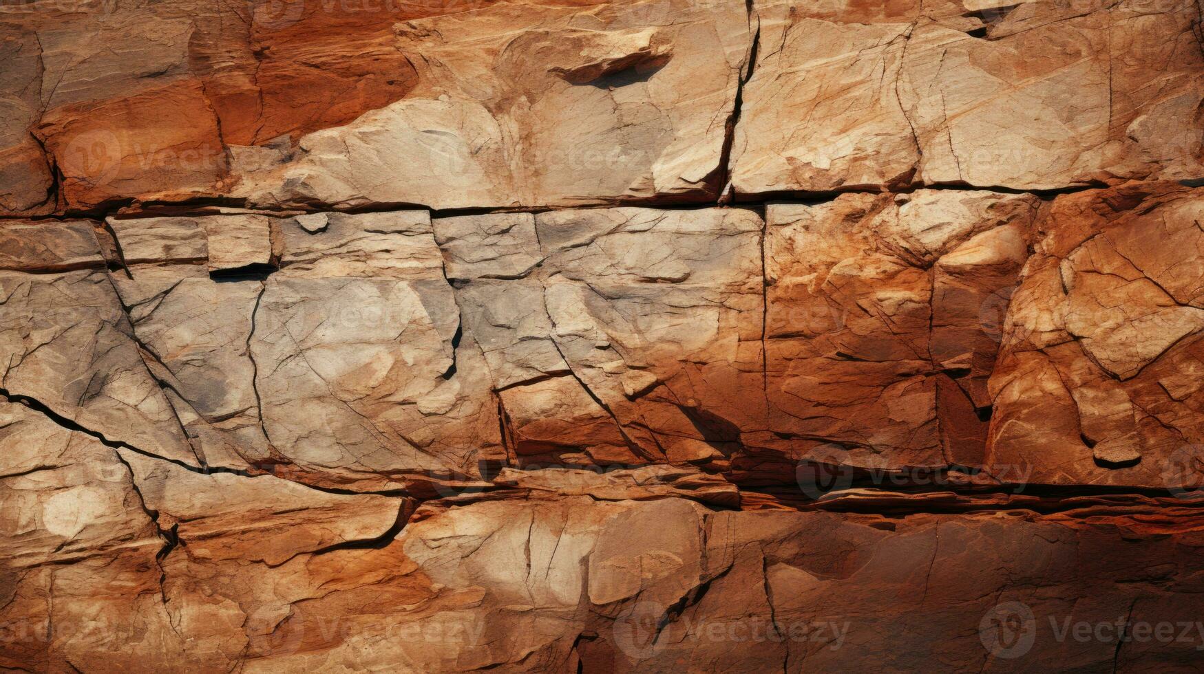 Sandstone surface ancient historic warm tones HD texture background Highly Detailed AI Generative photo