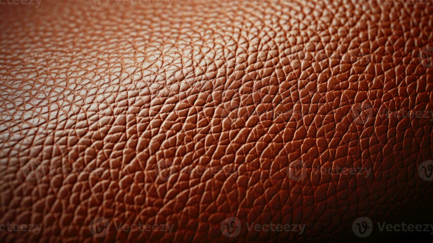 Leather classic sophisticated brown HD texture background Highly Detailed AI Generative photo