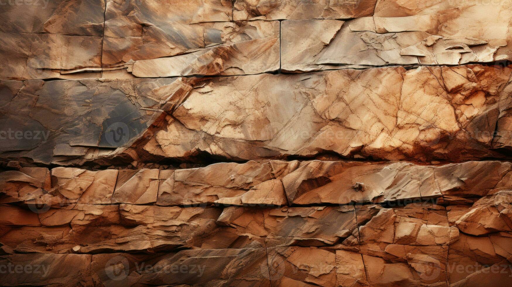 Sandstone surface ancient historic warm tones HD texture background Highly Detailed AI Generative photo