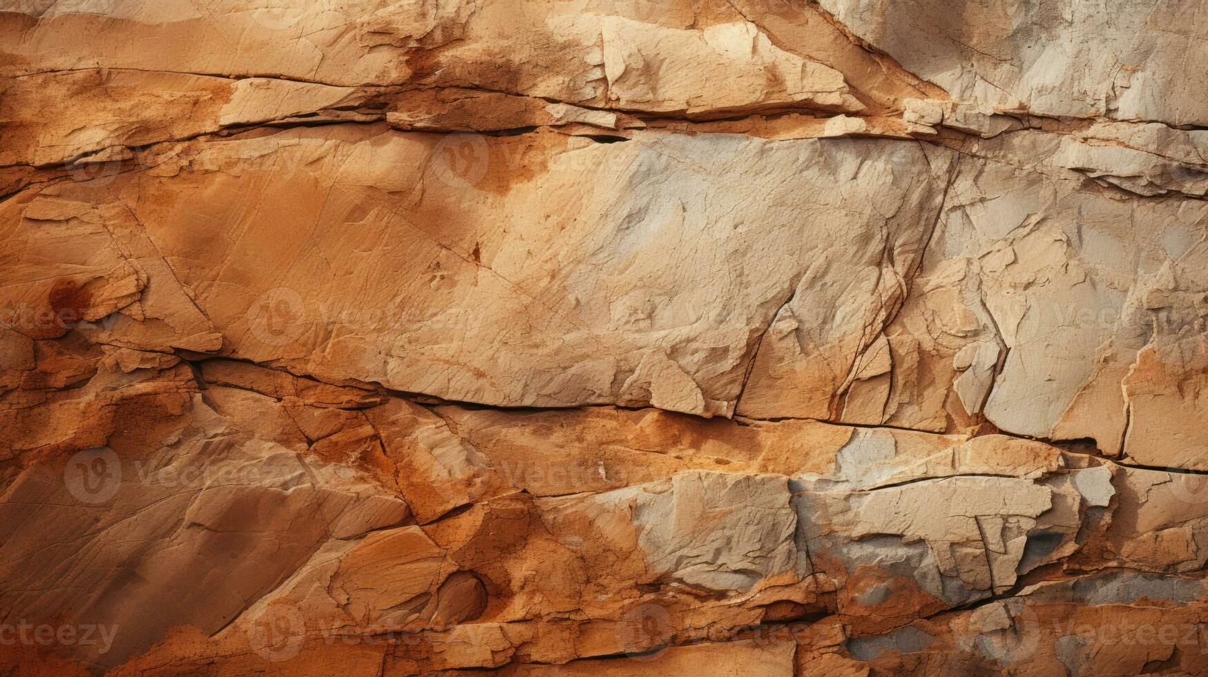 Sandstone surface ancient historic warm tones HD texture background Highly Detailed AI Generative photo