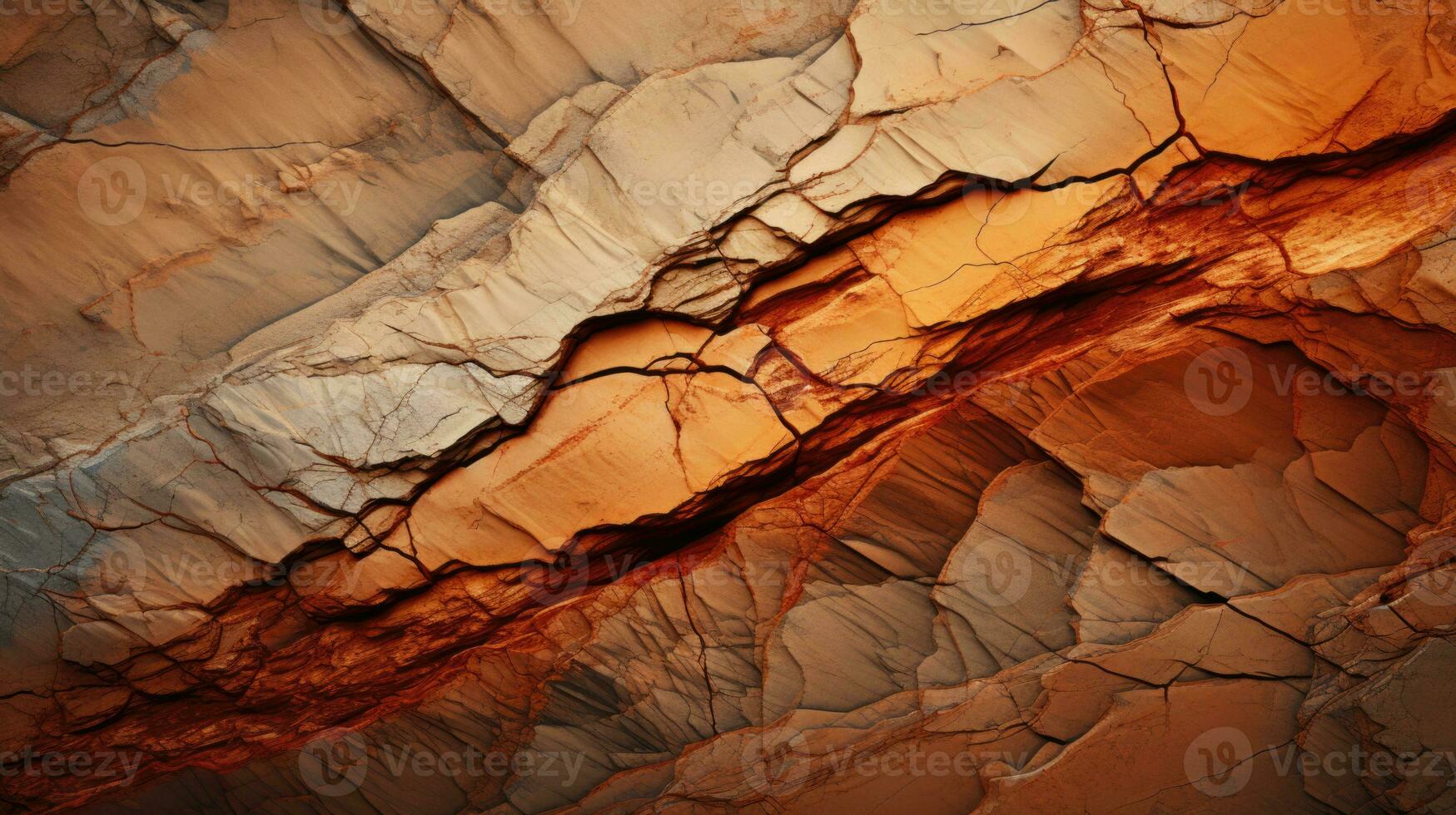 Sandstone surface ancient historic warm tones HD texture background Highly Detailed AI Generative photo