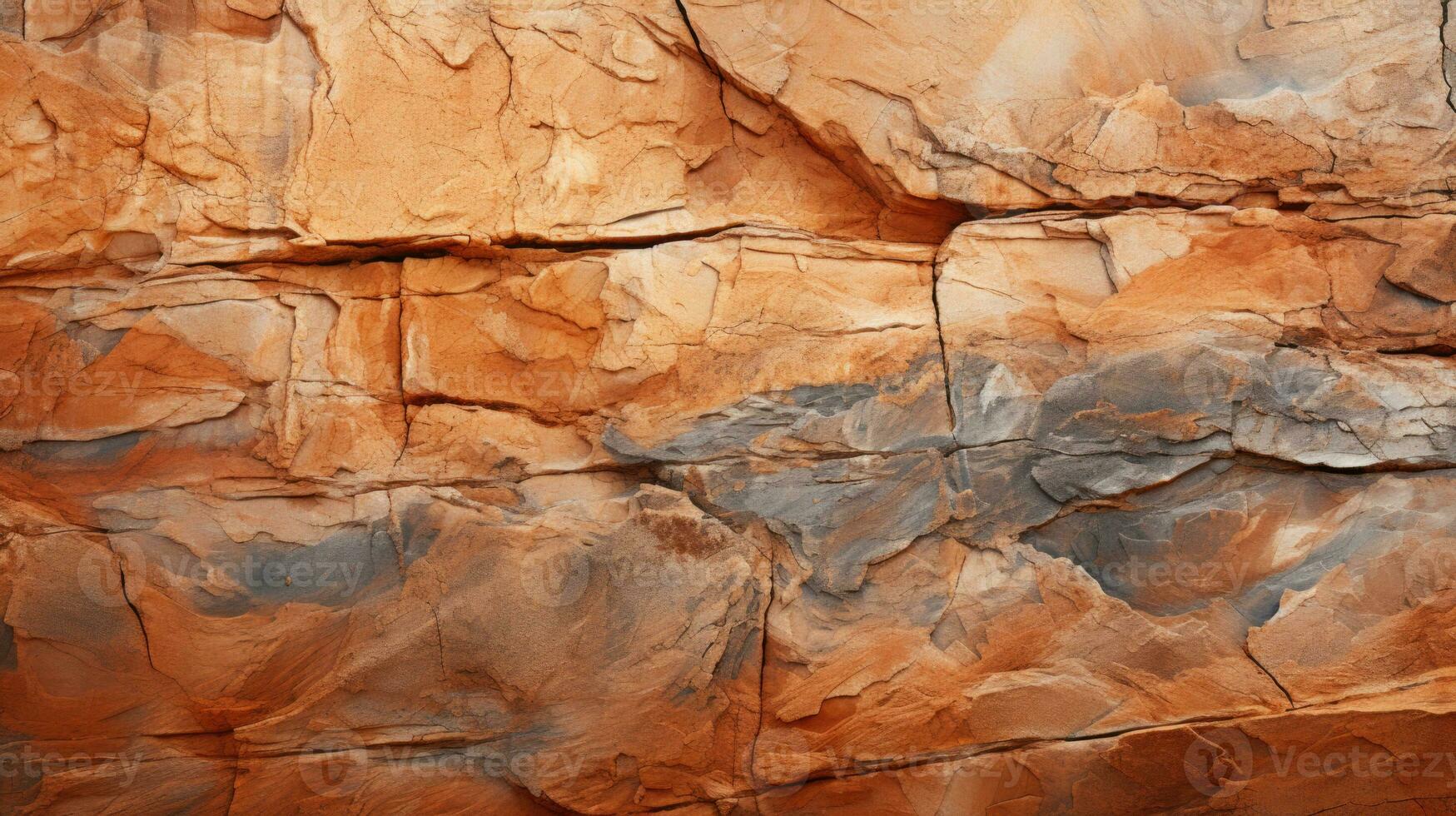 Sandstone surface ancient historic warm tones HD texture background Highly Detailed AI Generative photo