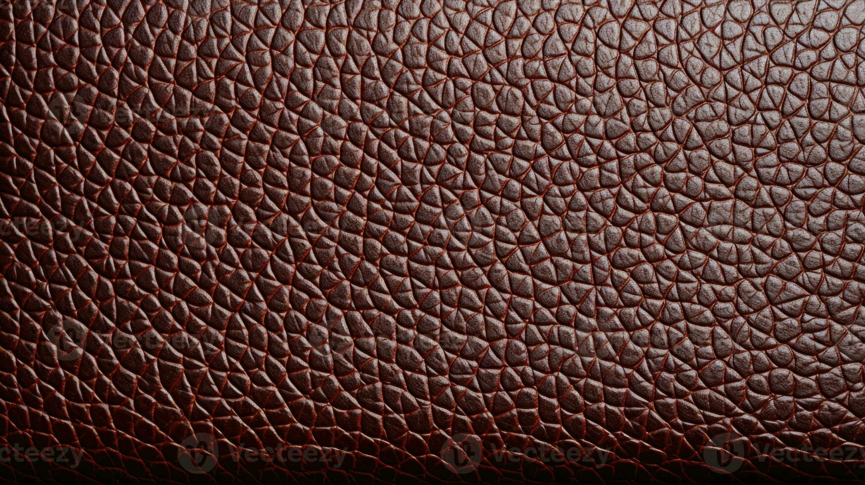 Leather classic sophisticated brown HD texture background Highly Detailed AI Generative photo