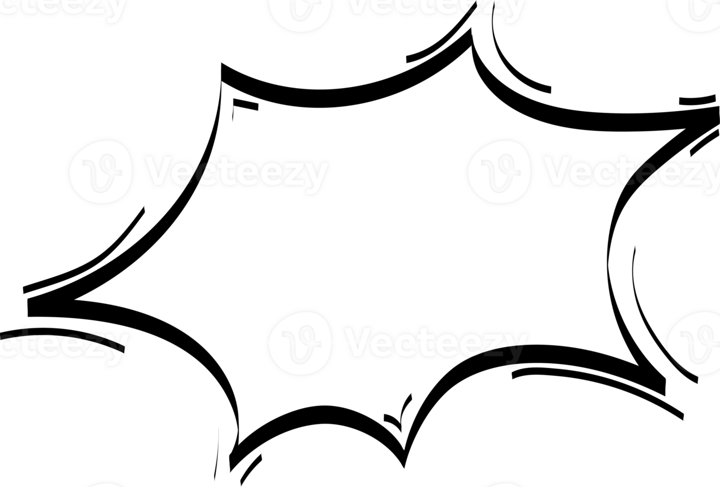 Bubbles for speech design, Transparent background png