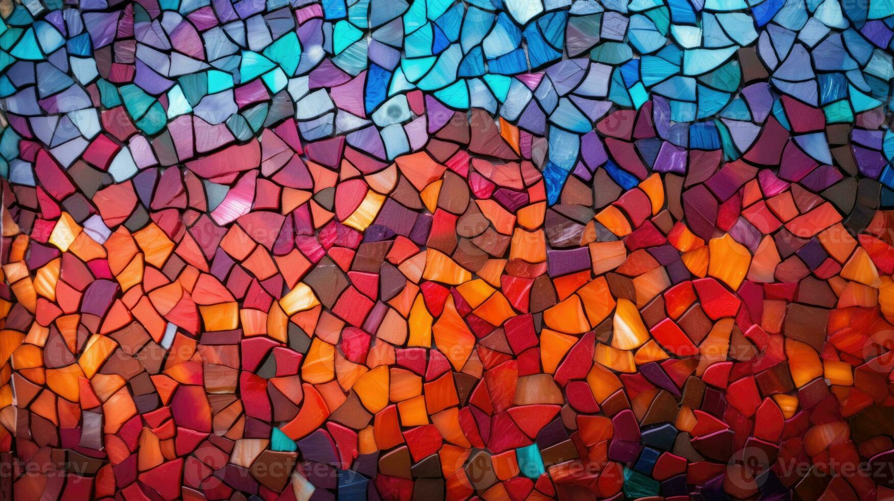 A colorful mosaic HD texture background Highly Detailed AI Generative photo