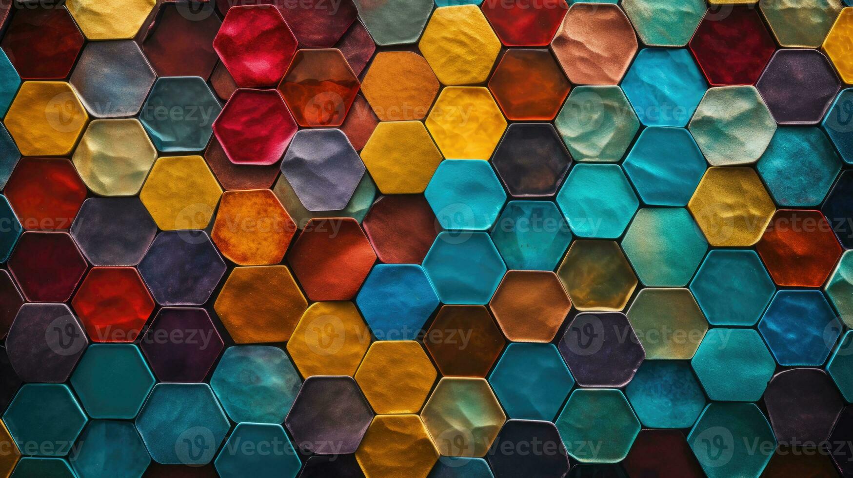 A colorful mosaic HD texture background Highly Detailed AI Generative photo