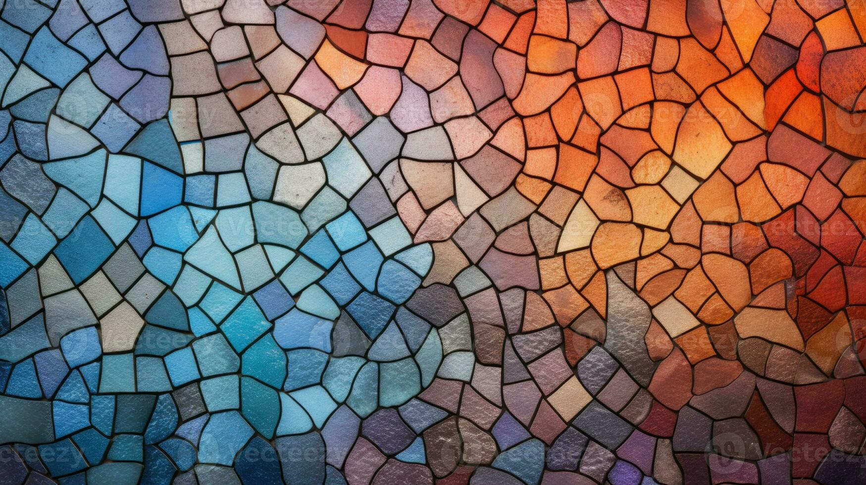 A colorful mosaic HD texture background Highly Detailed AI Generative photo