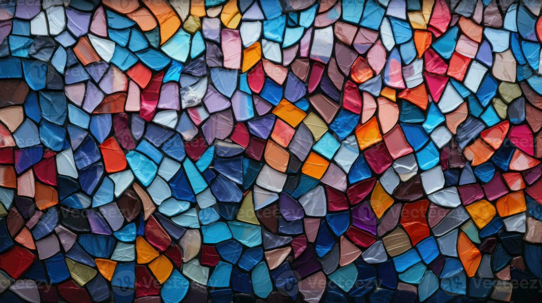 A colorful mosaic HD texture background Highly Detailed AI Generative photo