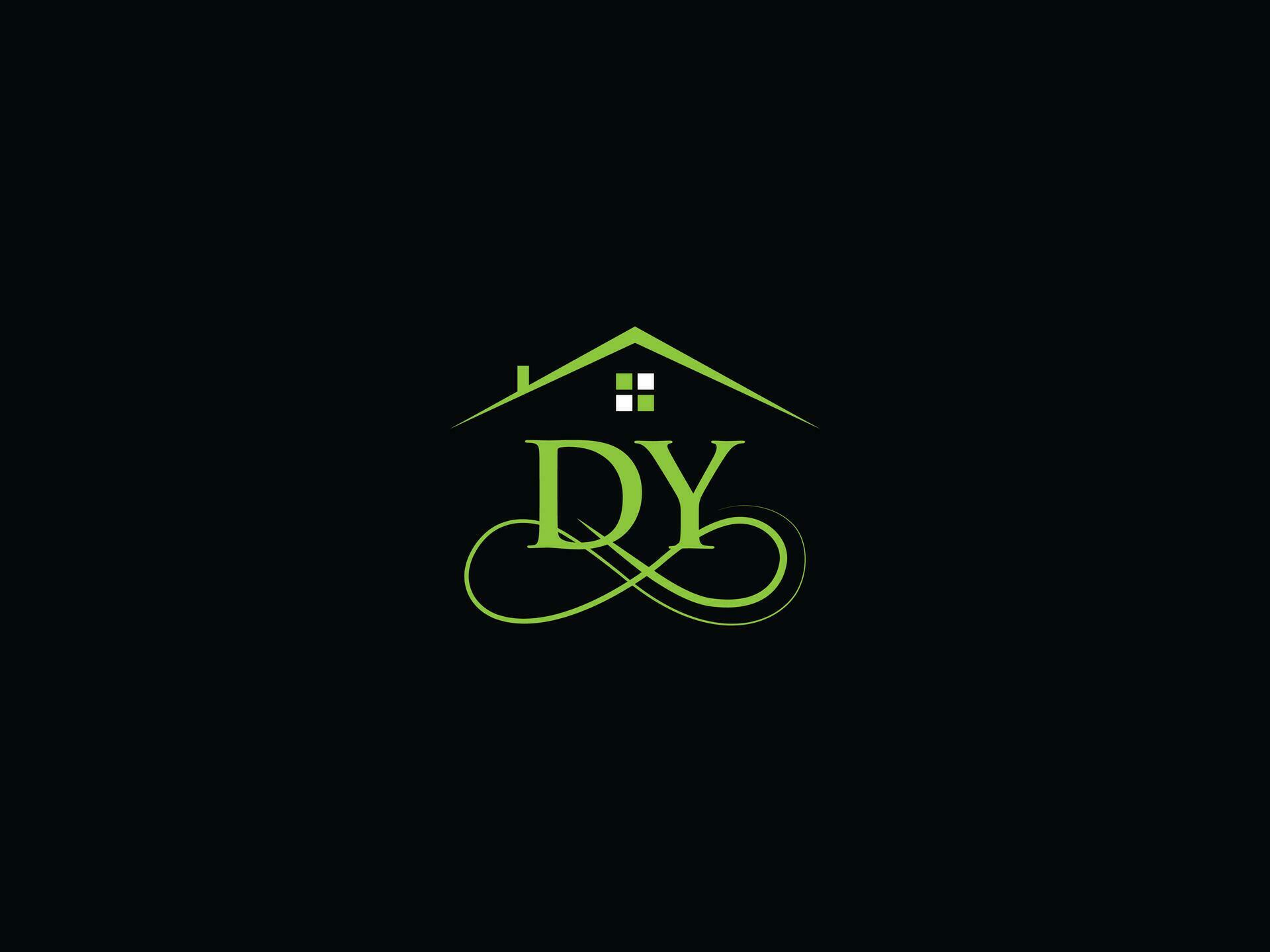 Real Estate Dy Logo Letter, Luxury DY Building Vector Logo Icon For You