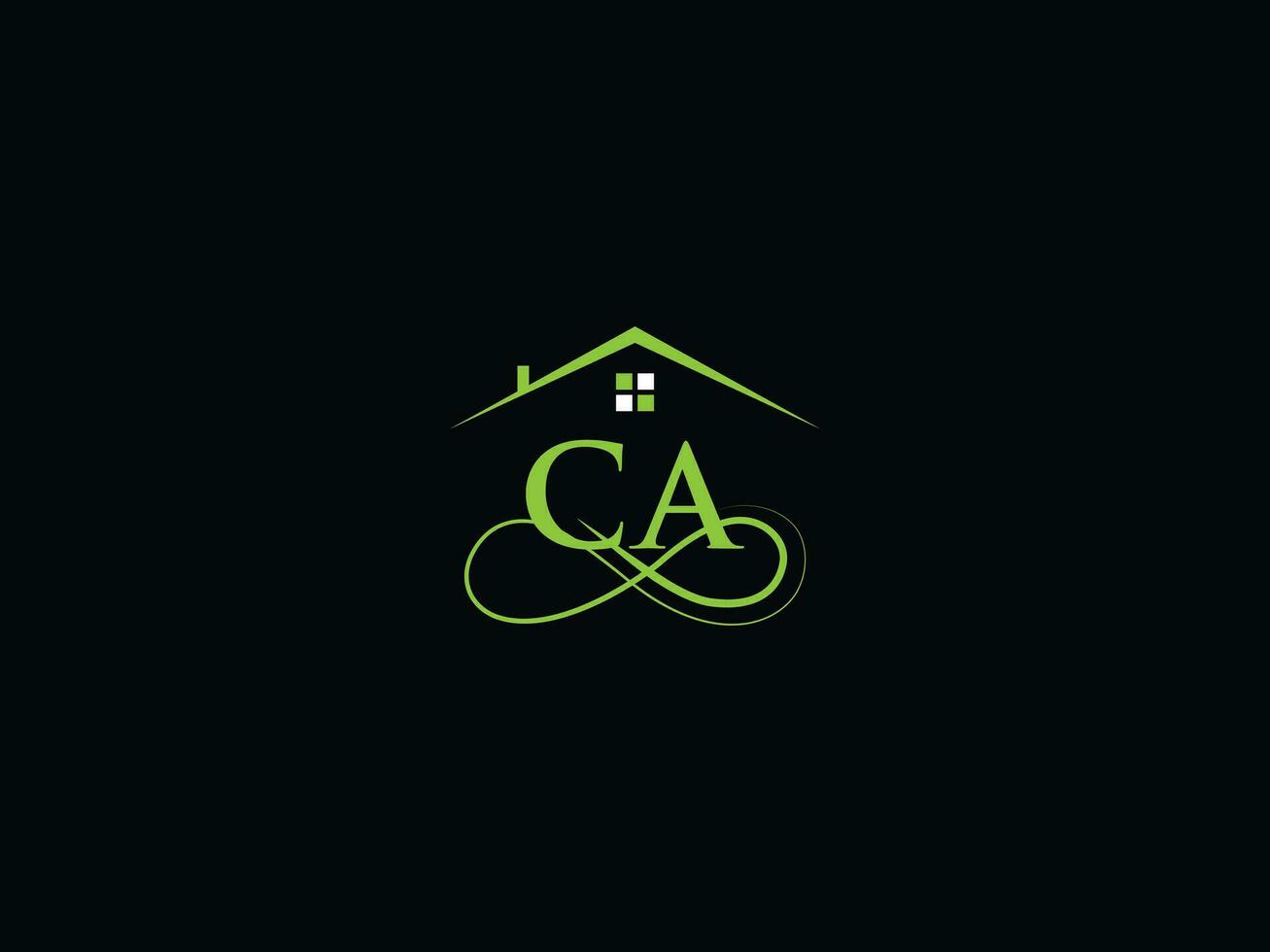 real inmuebles California logo vector, lujo California edificio logo para negocio vector