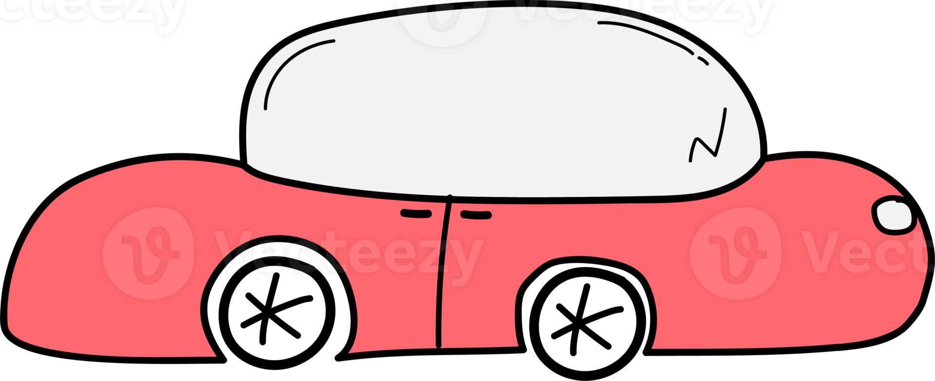 Car cartoon doodle. png