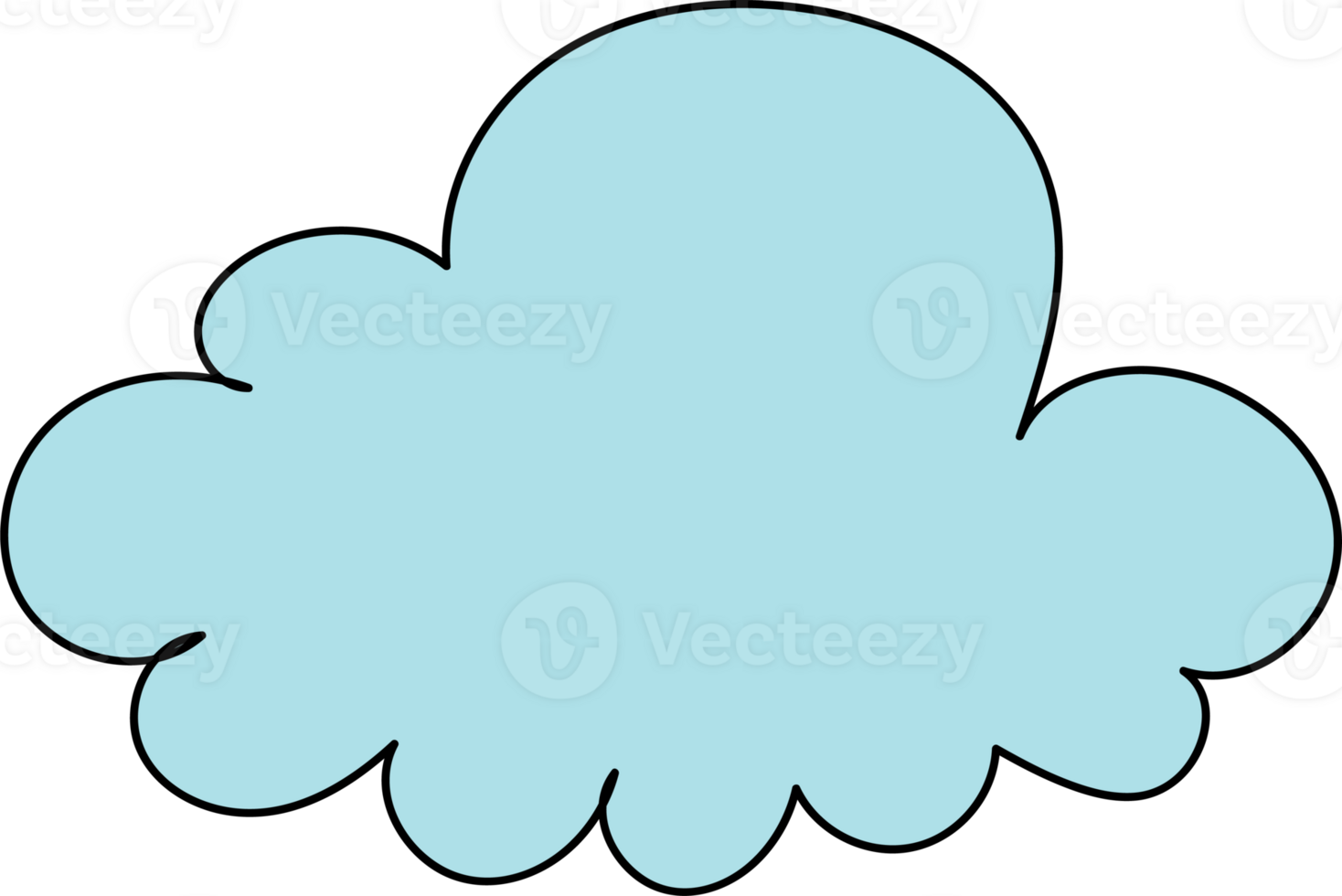 Cloud cartoon doodle. png