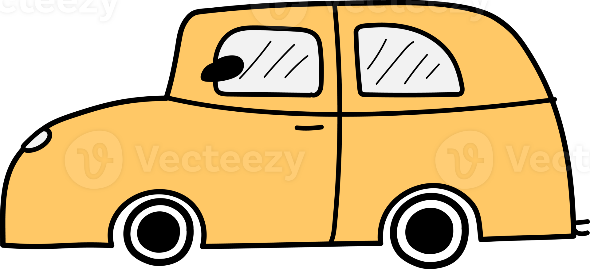 Car cartoon doodle. png