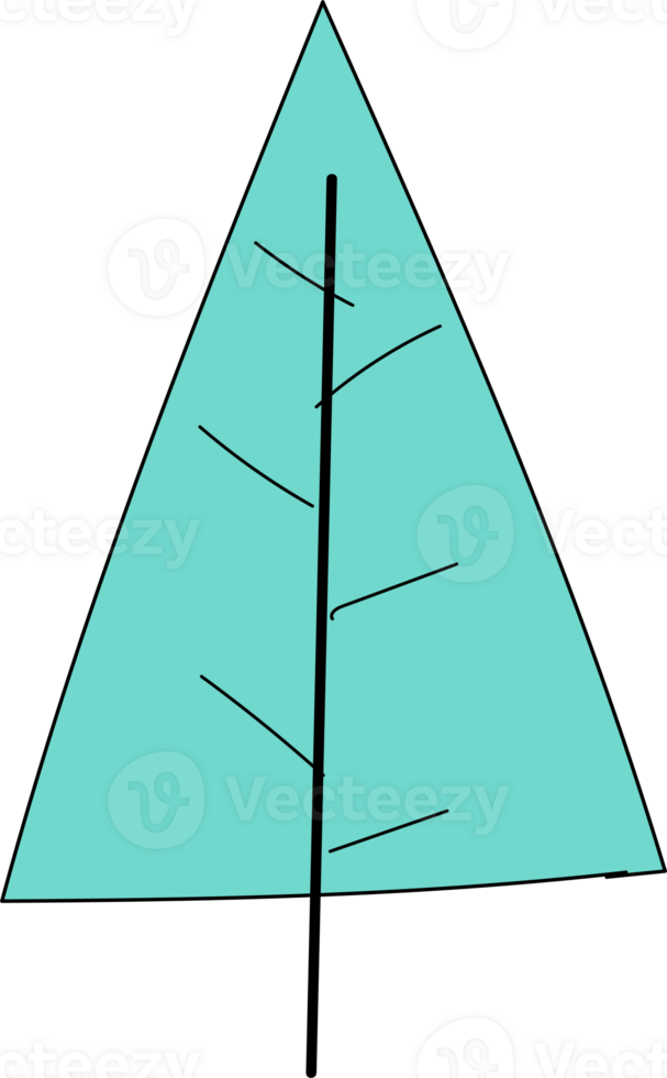 Tree cartoon doodle. png