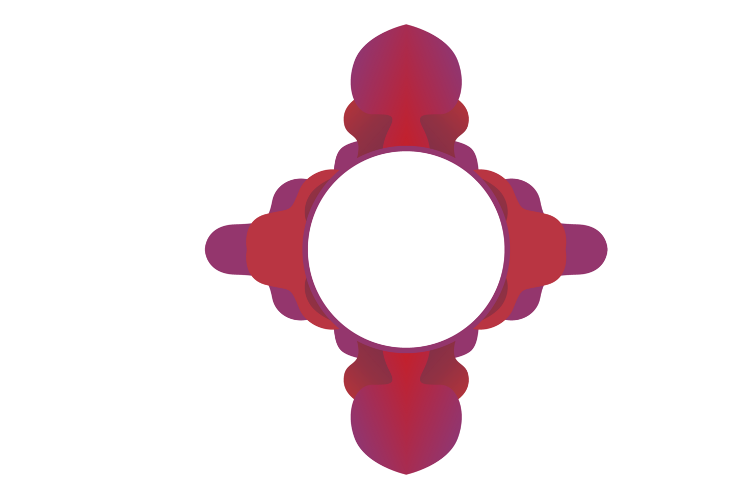Liquid Ornament Border With Transparent Background png