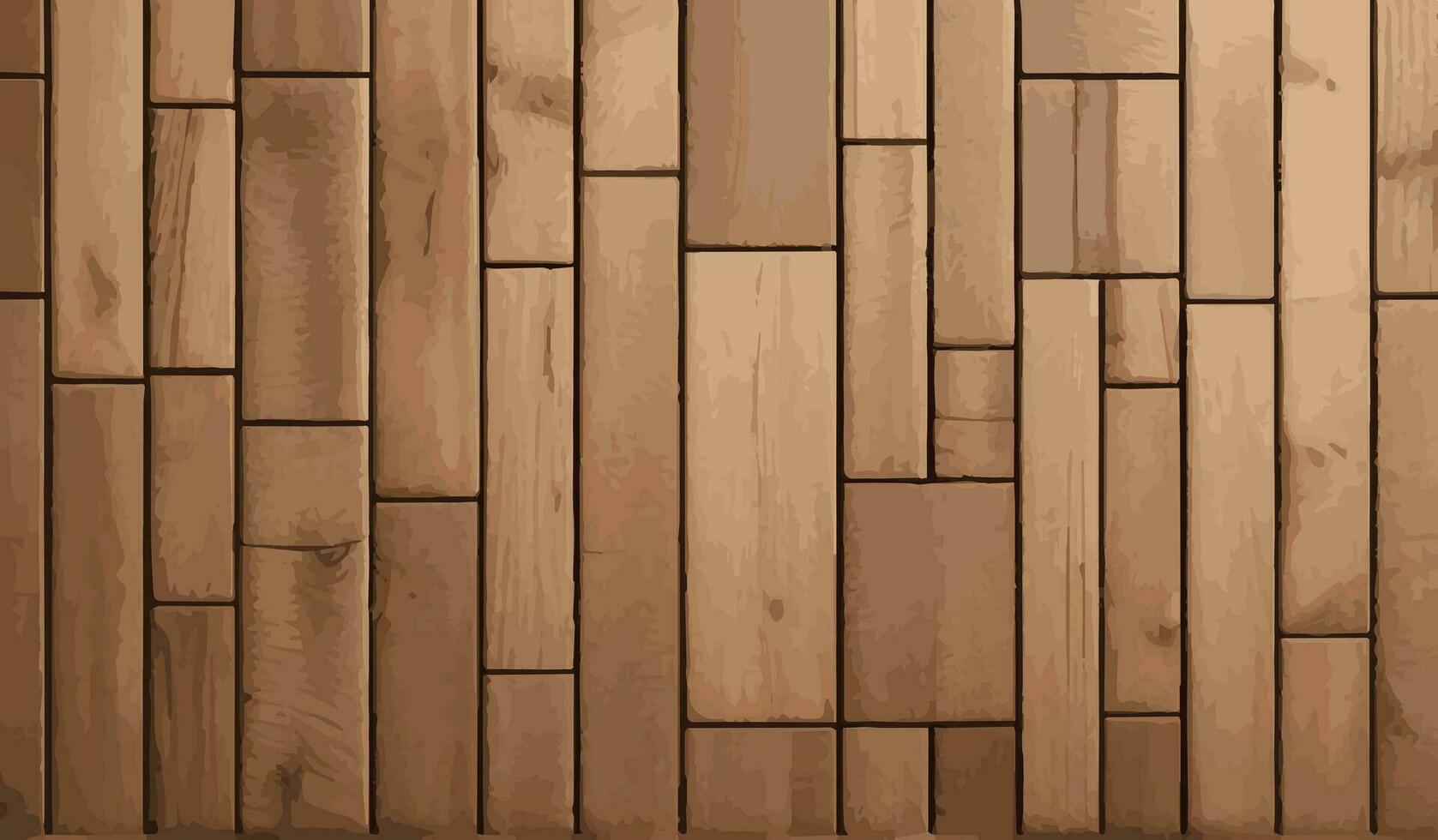 Wooden wall vector illustration background. wooden closeup texture vector